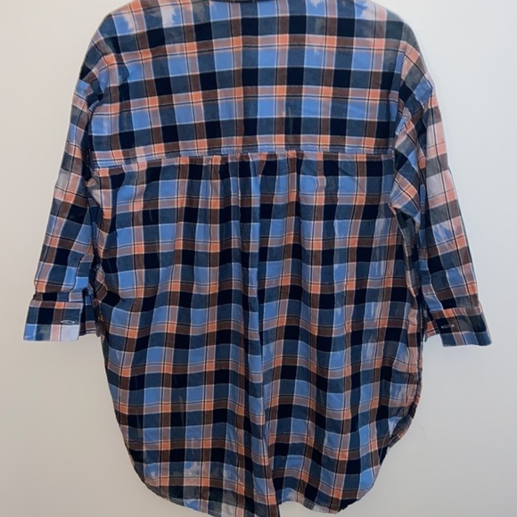 Anthropologie Pilcro Plaid Henley Tunic, oversized, XS, EUC - Picture 11 of 11